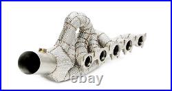 TA Technix exhaust manifold header with heat protection Audi R8 V10